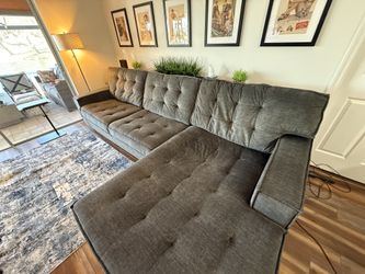 Sectional Sofa - 2-piece - Gray