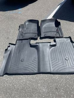 Weather Tech Floor Liners For 2020 GMC Sierra 1500 Denali Crew Cab
