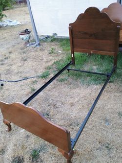 2 matching twin bedframes