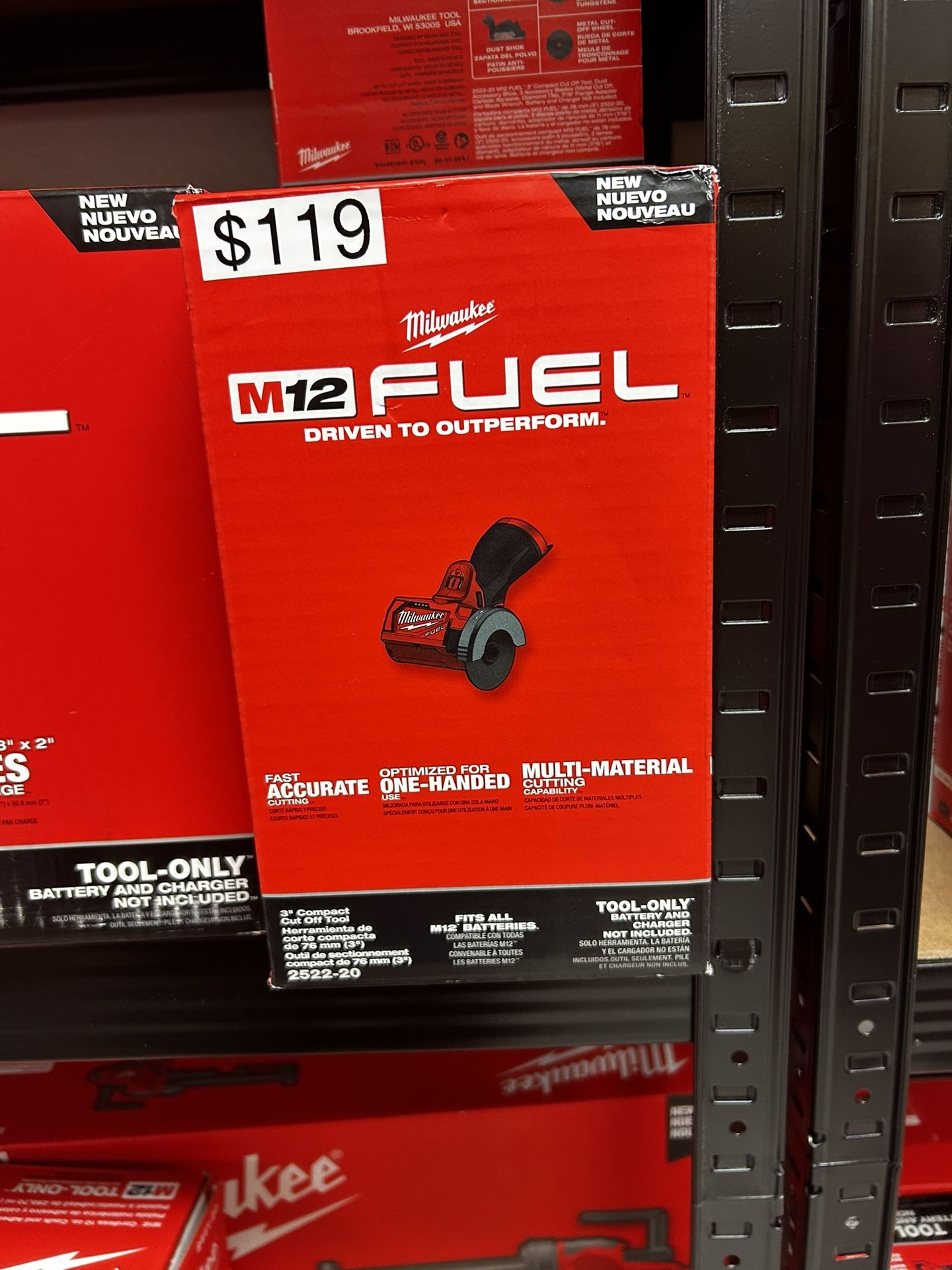 Milwaukee M12 Fuel 3” Compact Cut Off Tool