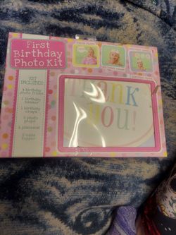 First birthday photo kit