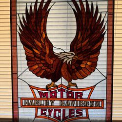 Harley Davidson (stained glass)
