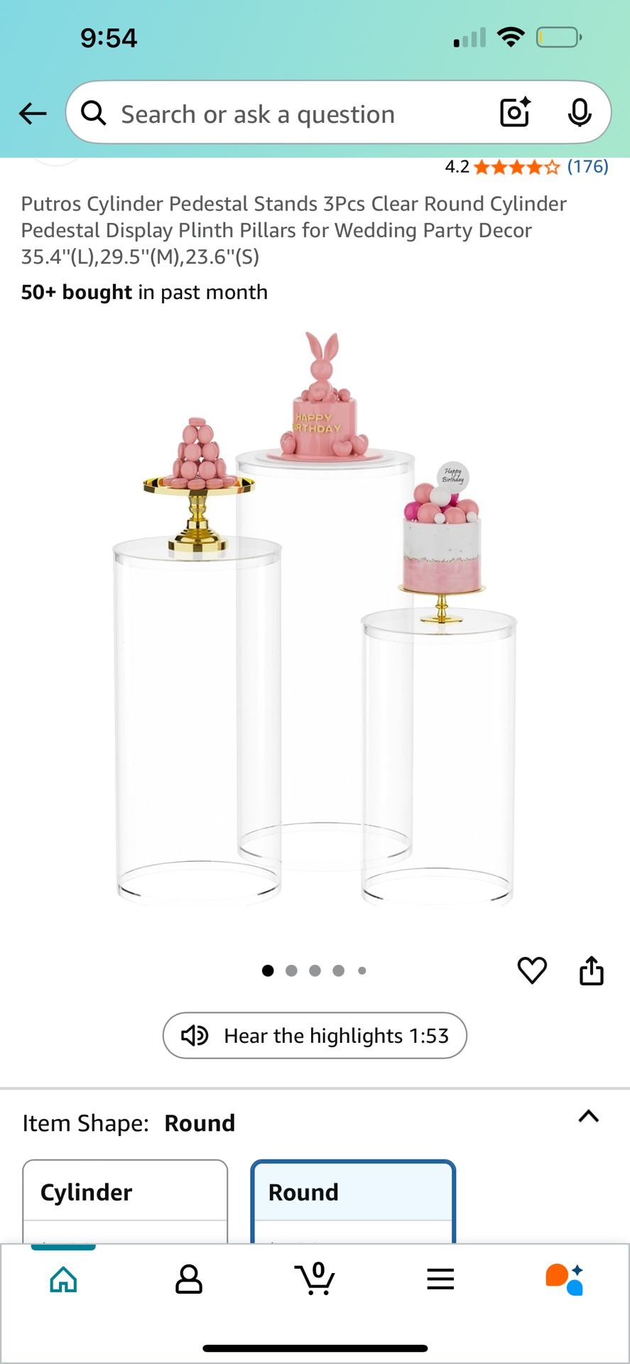 Brand New pedestals