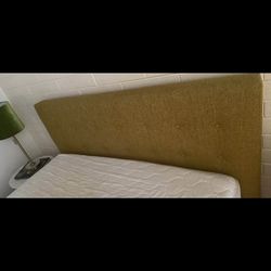 MCM Olive Green Queen Bed Frame