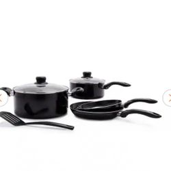 Essentials 7-Piece Aluminum Cookware Set