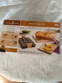 Copper chef bake & crisp pan