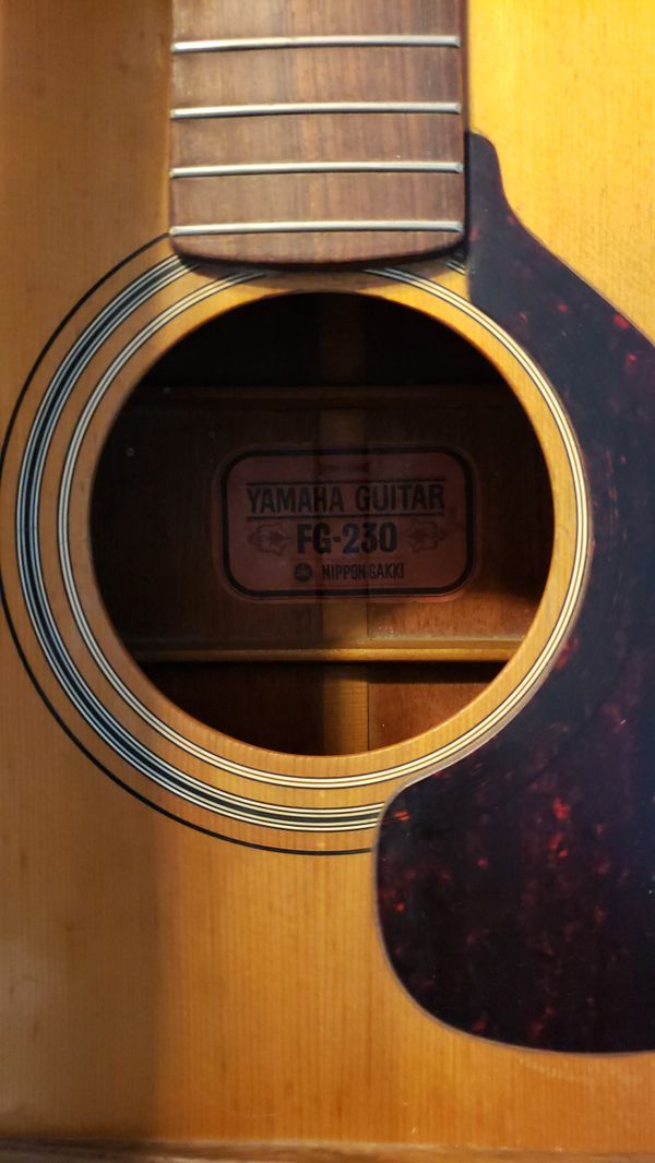 Yamaha Fg 230 12 String Acoustic Guitar Red Label Nippon Gakki For