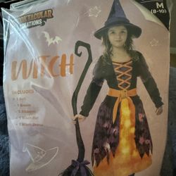 Girls Witch Costume 