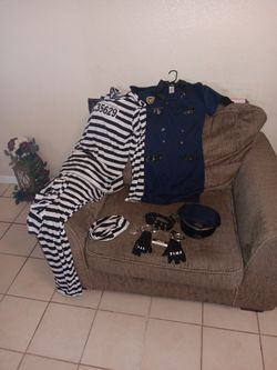 Prisoner & Officer Halloween clothes set 