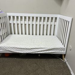 Crib Turned Into Toddler Bed