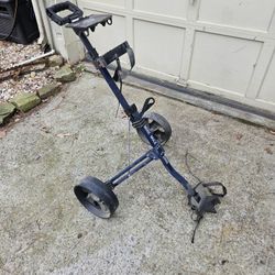 Golf Push Cart Like New 