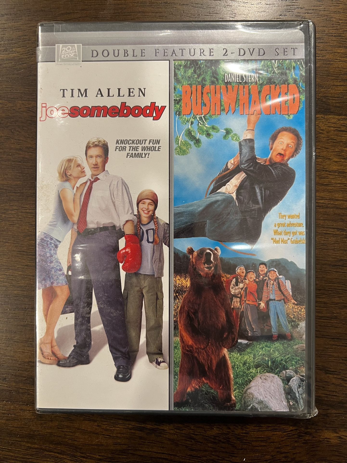 Joe Somebody / Bushwacked (Double Feature) - DVD - (Torn Plastic/ Still Sealed ) Never opened ! Still sticker Sealed! Plastic has rip on the back ..