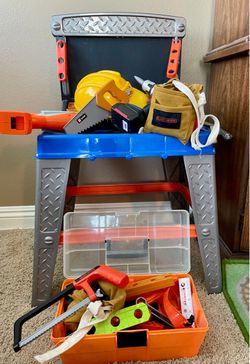 Kids Black & Decker Workbench with Toy Tools
