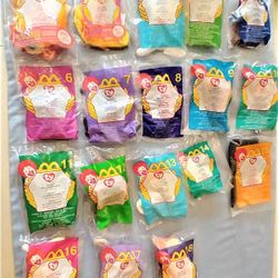 

Mc Donald’s Teenie beanie baby set of 18 2000 --
