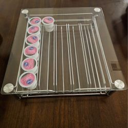Deco Brothers Glass K Cup Holder For 30 Pods 