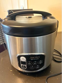 Aroma 20-Cup Digital Rice Cooker & Food Steamer (ARC-1010SB) - Stainless Steel