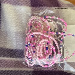 Rare Waist Beads (Pink)