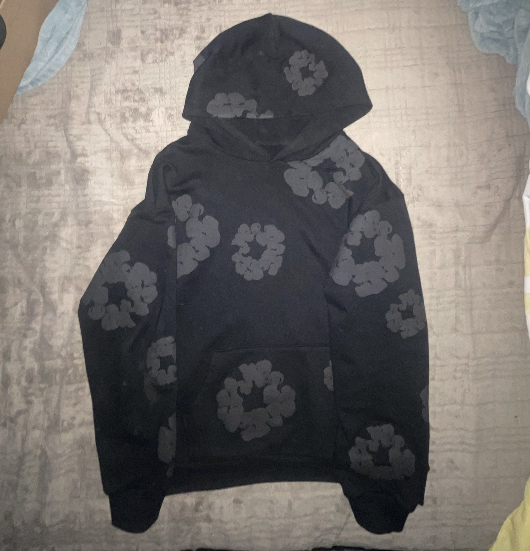denim tears monochrome hoodie