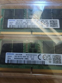 32 GB (2x16GB) DDR5-5600 SO-DIMM Laptop Ram Samsung
