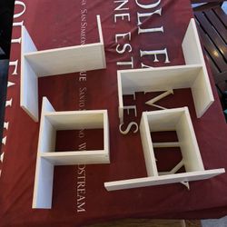 Wooden Shelf Set