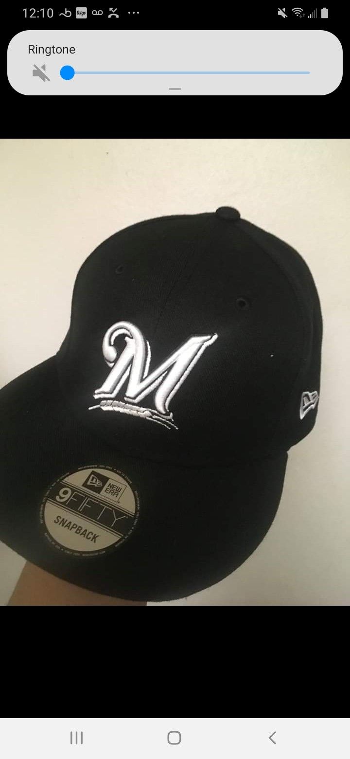 Letter m hat snapback