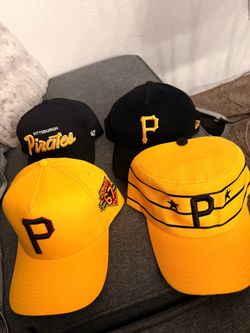 Pittsburgh Pirates Baseball Caps – Lot of 4