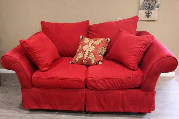 H M Richards Red Sofa For In Houston Tx Offerup 180sold