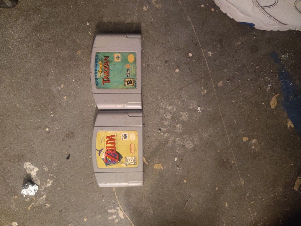 N64 Zelda Ocarina Of Time &. Tarzan