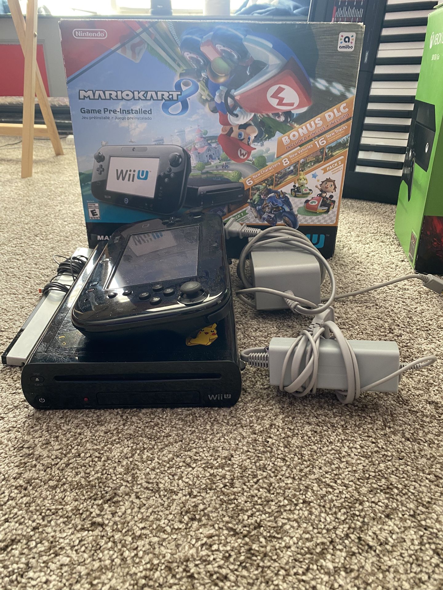 Nintendo Wii U Modded Mario Kart 8 Deluxe Set Complete