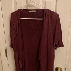 maroon over shirt