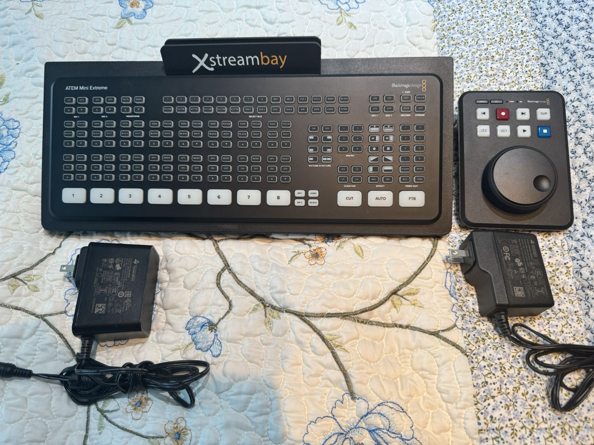Atem Extreme and Atem Hyperdeck Shuttle HD Package Deal With Custom Stand To Hold Monitor Monitor Not Included