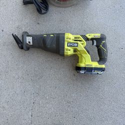Ryobi Cordless Reciprocating Saw.