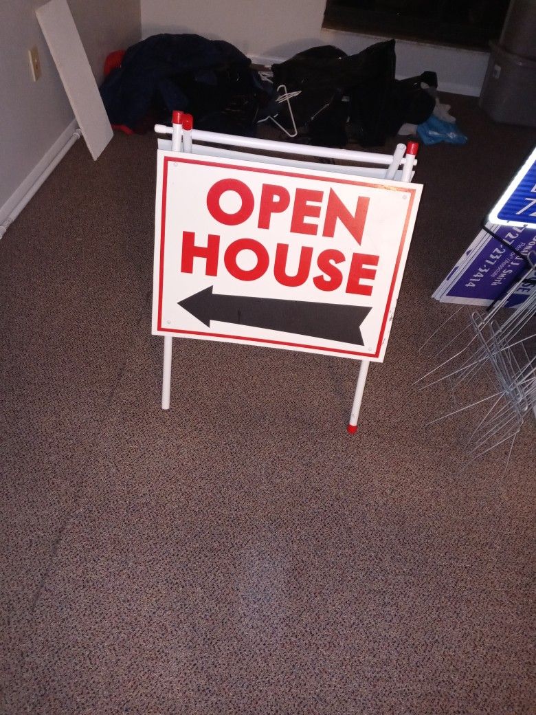Realtor Open House Sign
