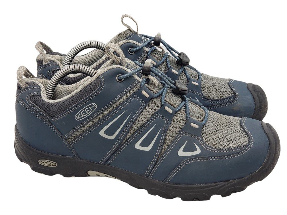KEEN Oakridge Hiking Shoes Gray 1015192 Size Womens 7.5/ Youth 6Y Trail Sneakers