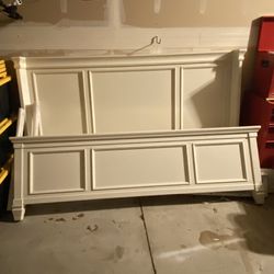 King Bed Frame - Farmhouse Style