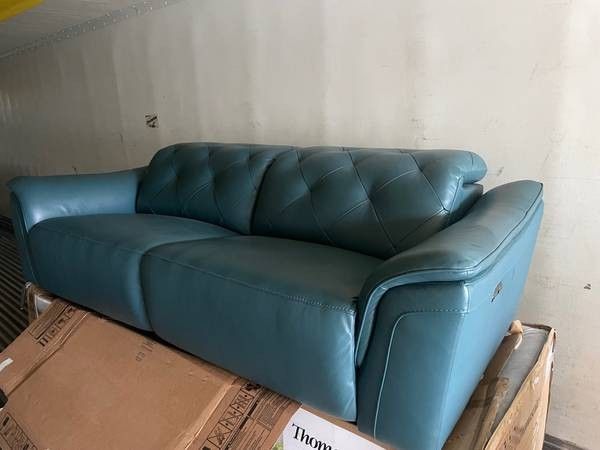 Carvel Leather Power Reclining Sofa