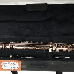Slade Straight Soprano Saxophone W/ Case 