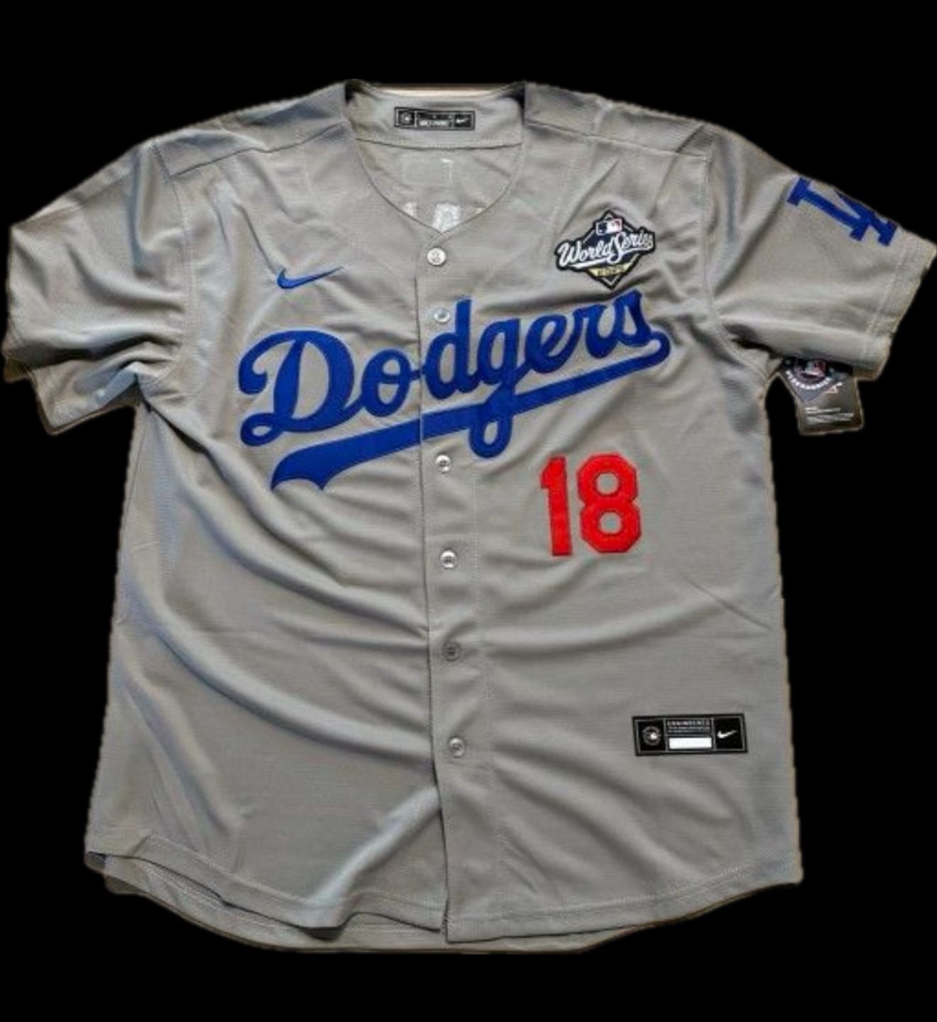 Dodgers Jerseys World Series Nike small-7X 2/100* Yamamoto World Series Ohtani Muncy Kershaw Freeman betts Valenzuela (See prices)