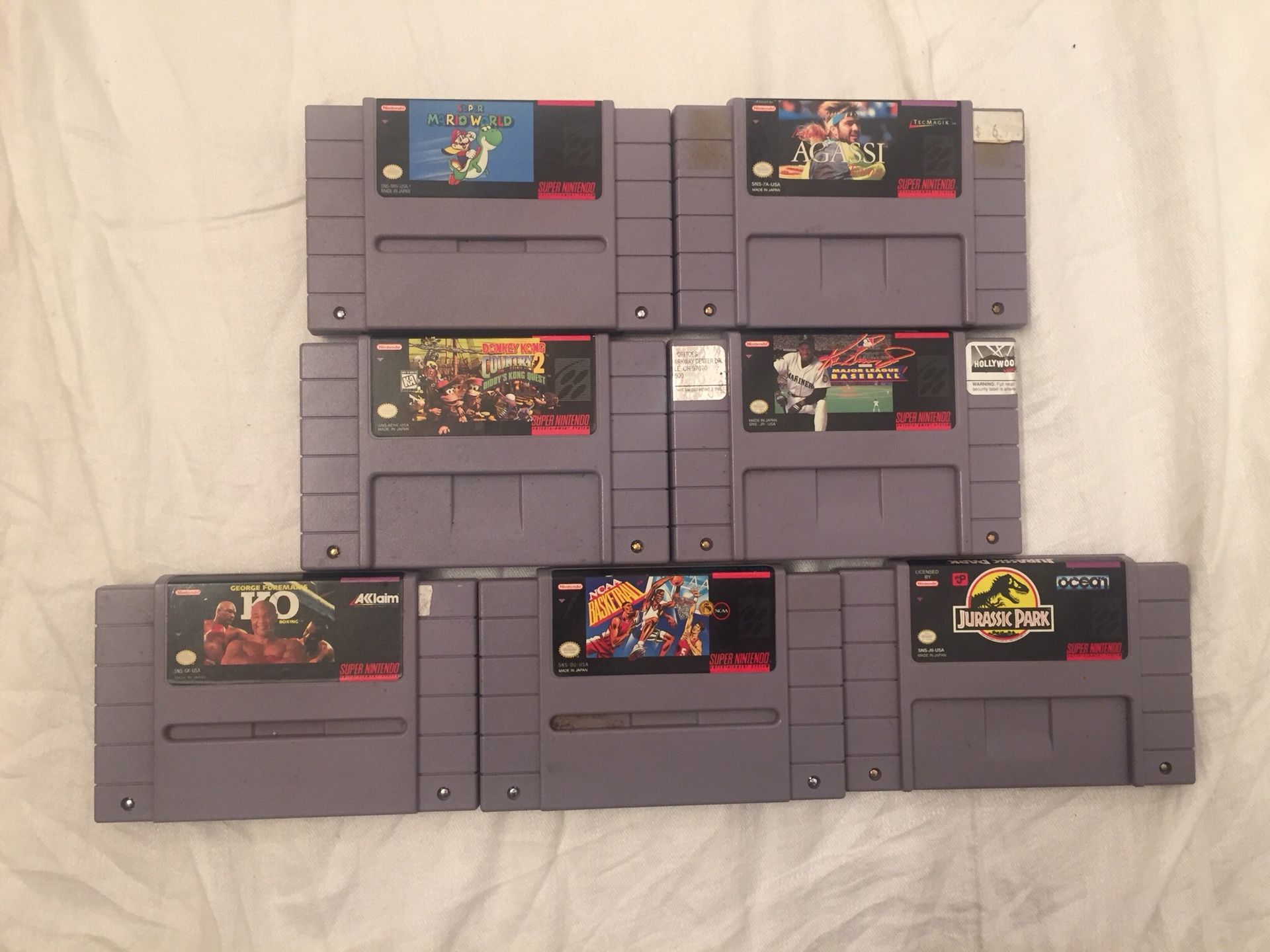 Super Nintendo Games, 7 games