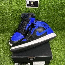Jordan 1 Mid Royal Size 8 Mens (9.5w)