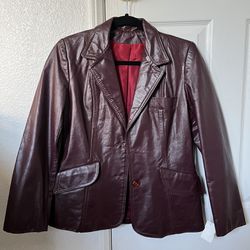Fake leather jacket