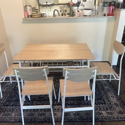 Dining Table Set – Excellent Condition, Seats 6 🍽️