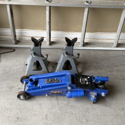 Hydraulic Jack With Jack Stands