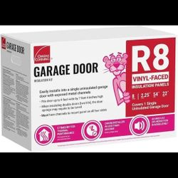 Owens Corning R-8 Garage Door Insulation Kit – Vinyl Panels – Easy Install