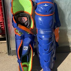 Catchers protective gear leg guards
