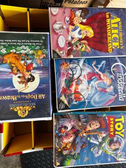 Lot of 4 Classic VHS Tapes Disney
