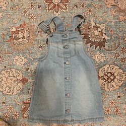 Size 5 Girl Denim Overall Dress Gap