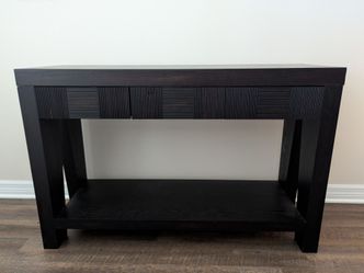 Dark Wood Entry or Sofa Table