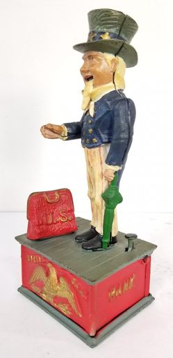 Uncle Sam Cast Iron Piggy bank