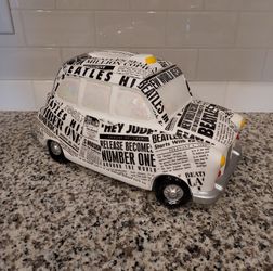 The Beatles Newspaper Taxi Limited Edition Cookie Jar